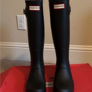 Hunter Classic Black Tall Boots